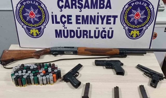 Sosyal medya hesabında silahla ateş açtığı görüntü paylaşınca yakalandı