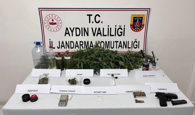 Şüpheli şahsın ikametinde uyuşturucu ele geçirildi