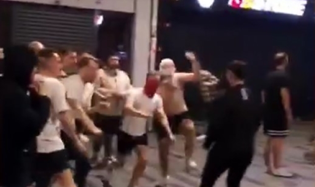 Taksim'de Bayern Münih taraftarı taşkınlık çıkarttı: 5 yaralı