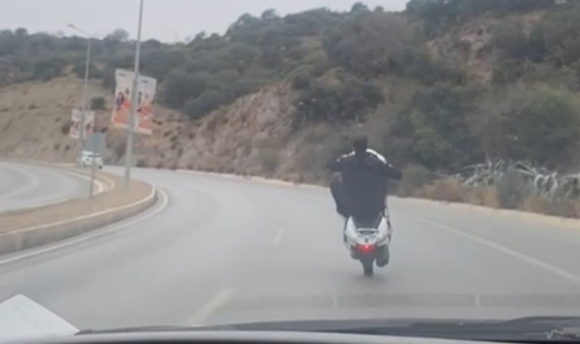 Tehlikeli yolculuk kamerada