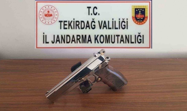 Tekirdağ'da silah operasyonu