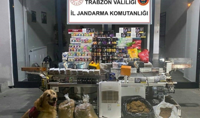Trabzon'da jandarma ve polisten ortak operasyon