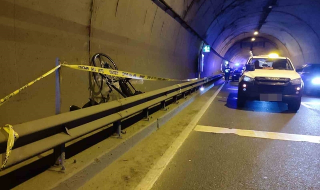 Trabzon'da tünelde yaşanan kazada Norveçli bisikletçi hayatını kaybetti