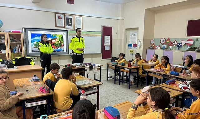 TRAFİK EĞİTİMİ VERİLDİ