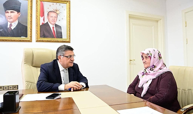 VATANDAŞLARIN SORUNLARINI DİNLEDİ