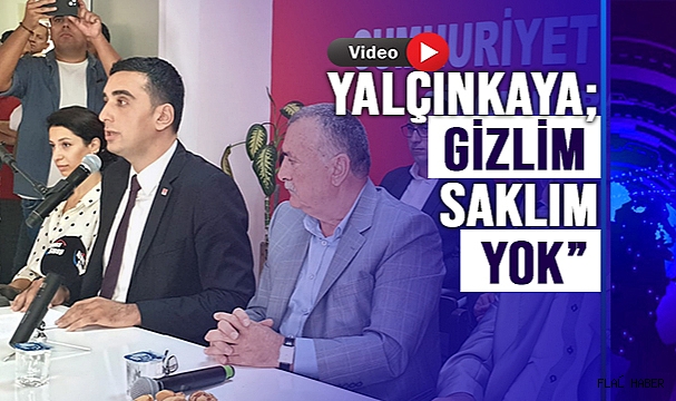 YALÇINKAYA ADAYLIĞINI AÇIKLADI!