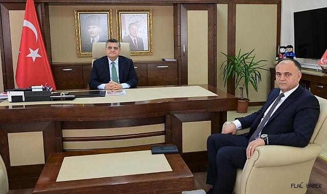 YENİ MİLLİ EĞİTİM MÜDÜRÜNDEN VALİ ÖZARSLAN’A ZİYARET