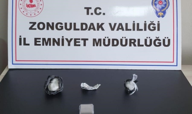 Zonguldak'ta uyuşturucu operasyonu 2 tutuklu