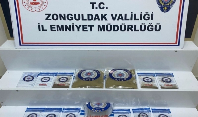 Zonguldak'ta uyuşturucu operasyonunda 1 tutuklu