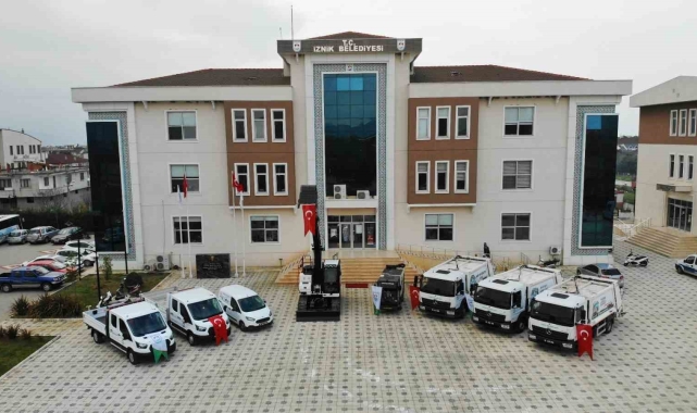 3 yılda 30 yeni araç İznik halkının hizmetine sunuldu
