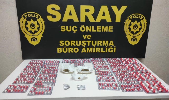 500 adet uyuşturucu hap ele geçirildi