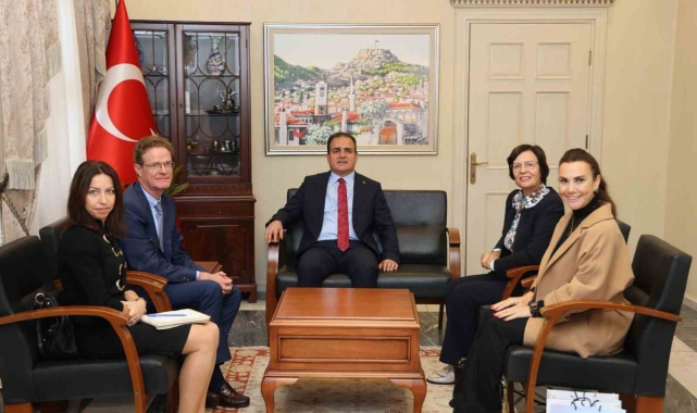 AB Türkiye Delegasyonu Başkanı Vali Akbıyık'ı ziyaret etti
