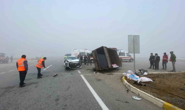 Afyonkarahisar'da trafik kazası: 7 yaralı