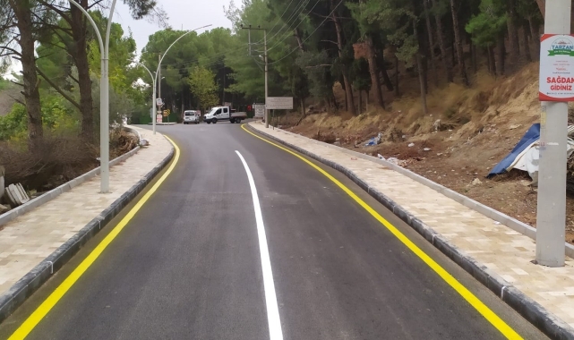 Ağlayan Kaya-Mevlevihane yolu yenilendi