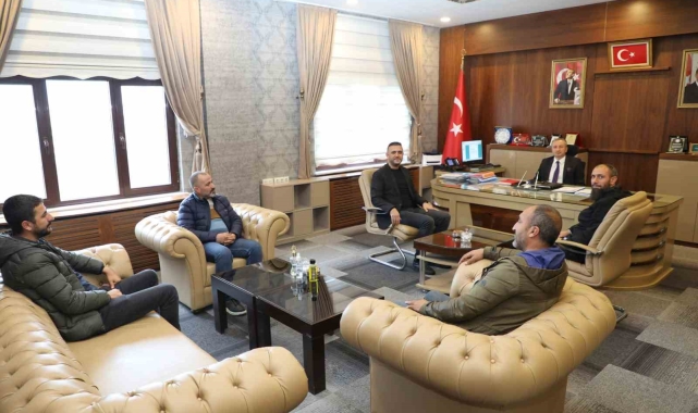 Ağrı Çalışan Gazeteciler Cemiyetinden İl Milli Eğitim Müdürü Kökrek'e ziyaret