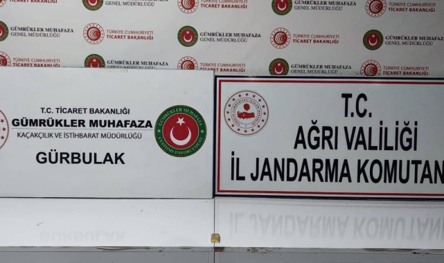 Ağrı'da 1 kilo 152 gram kaçak altın ele geçirildi