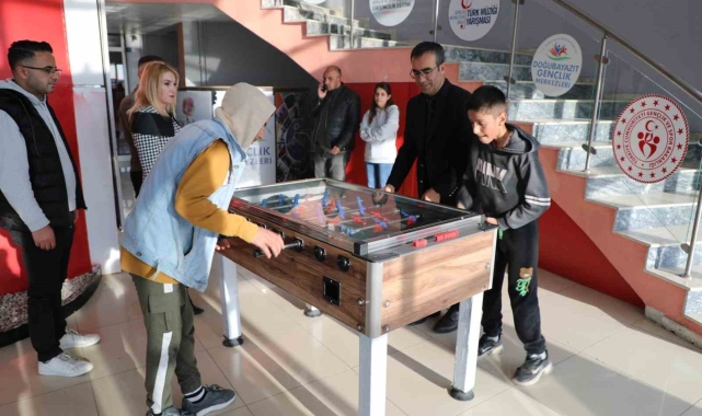 Ağrı'da Gençlik ve Spor İl Müdürü'nden Doğubayazıt'ta tesis ziyareti