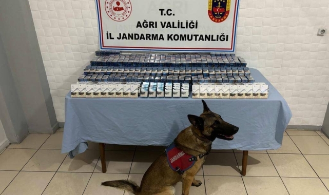 Ağrı&#039;da kaçak elektronik ve paket sigara yakalandı