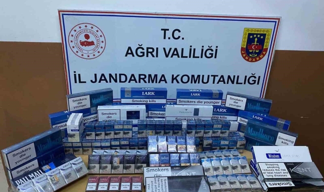 Ağrı'da kaçak yakıt ve sigara ele geçirildi