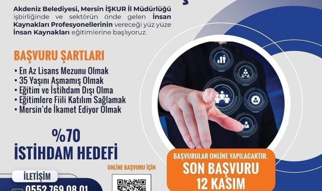 Akdeniz Belediyesi 'insan kaynakları uzmanı' yetiştirecek