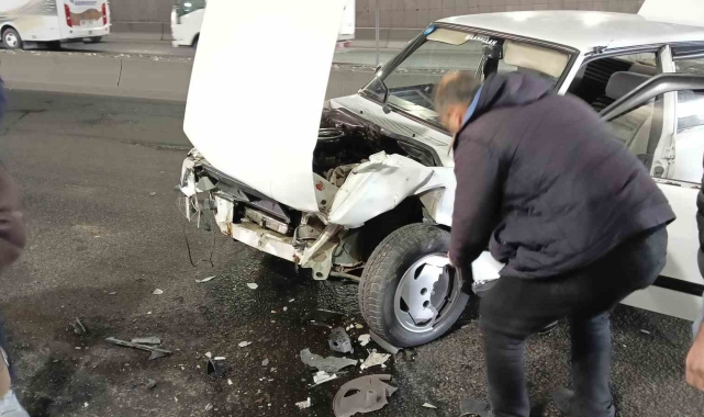 Ankara'da 14 aracın karıştığı zincirleme kazada 7 kişi yaralandı