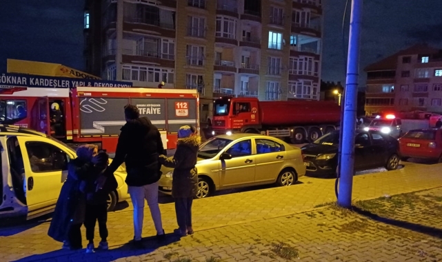 Ankara'da teras katta yangın