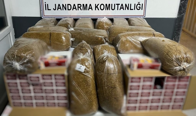 Antalya'da 190 kilogram kaçak tütün ele geçirildi