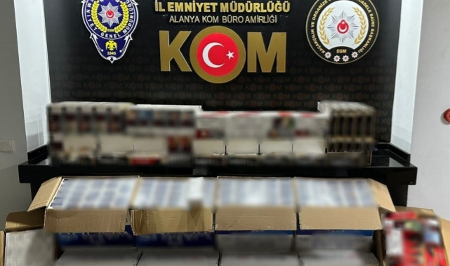 Antalya'da kaçak tütün ürünleri satan 11 şahsa işlem yapıldı