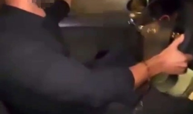 Asker eğlencesinde arabadan ateş eden şahıs kamerada