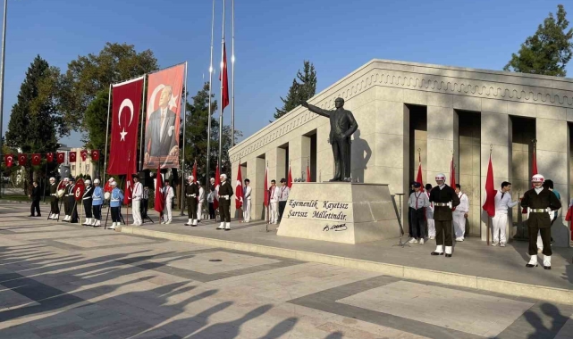 Atatürk, vefatının 85. yıl dönümünde Osmaniye'de anıldı