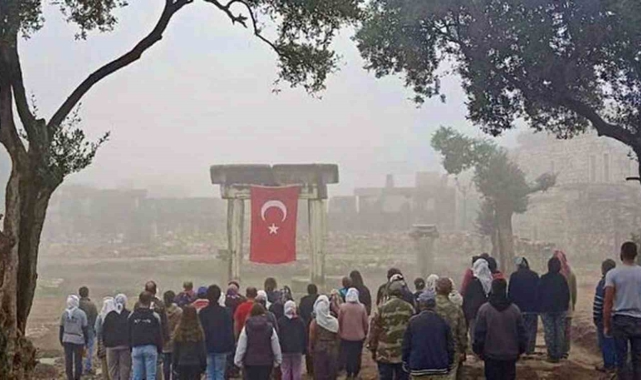 Atik kentte 10 Kasım Atatürk'ü anma ve saygı duruşu