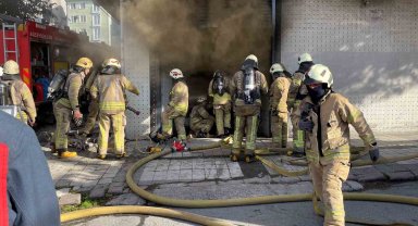 Bağcılar'da korkutan yangın