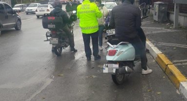 Balıkesir'de 524 motosikletli kontrol edildi