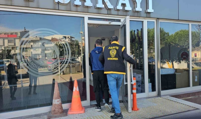 Bandırma'da oto hırsızı cezaevine gönderildi