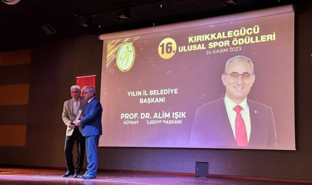 Başkan Alim Işık'a bir ödül daha