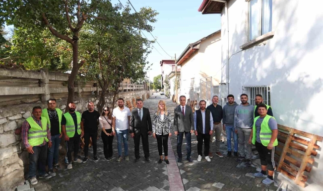 Başkan Doğan, üst yapı çalışmalarını inceledi