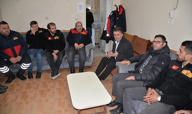  BAŞKAN ŞAHİN’DEN İTFAİYE PERSONELİNE TEŞEKKÜR!