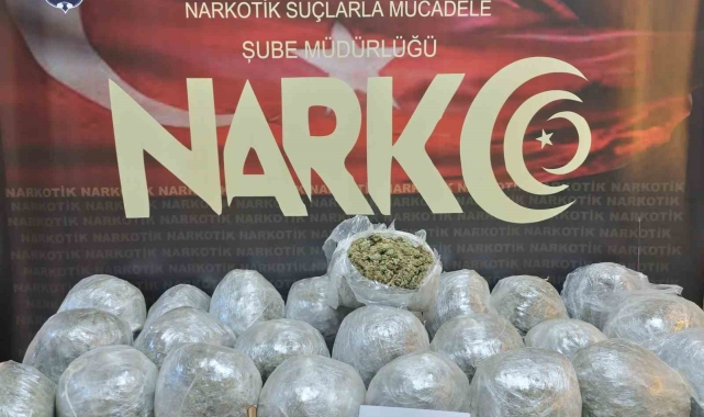Batman'da 25 kilo esrar ele geçirildi: 3 tutuklama