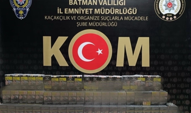 Batman'da çok sayıda gümrük kaçağı ürün ele geçirildi