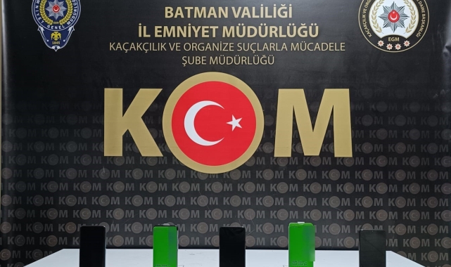 Batman'da kaçakçılık operasyonu: 9 gözaltı