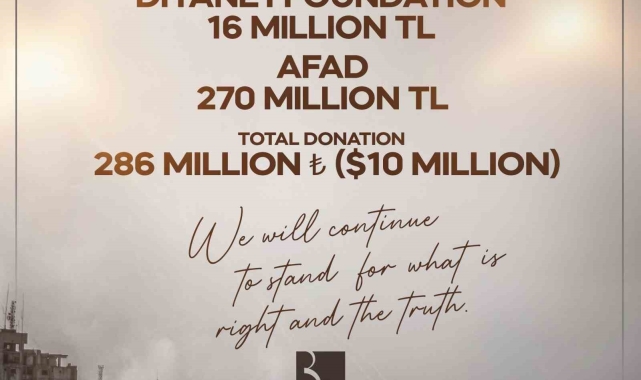 Baykar'dan Gazze'ye 286 Milyon liralık insani yardım
