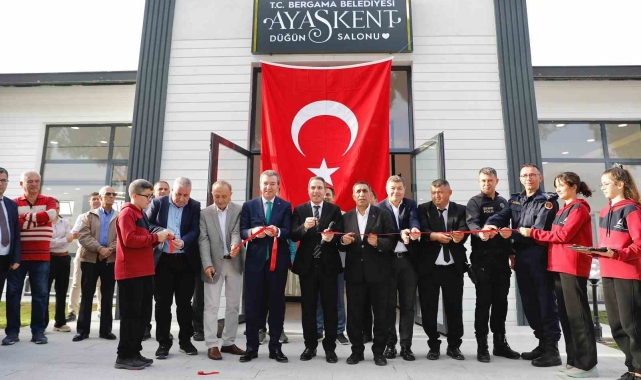 Bergama Belediyesi Ayaskent Düğün Salonu açıldı