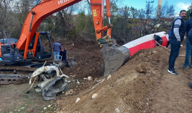 Beton mikseri devrildi: 1 yaralı