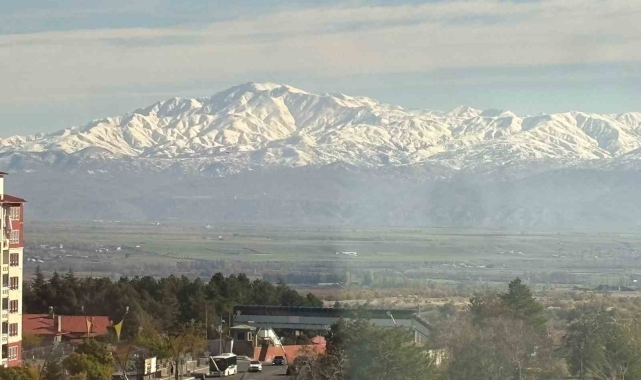 Bingöl dağları beyaza büründü