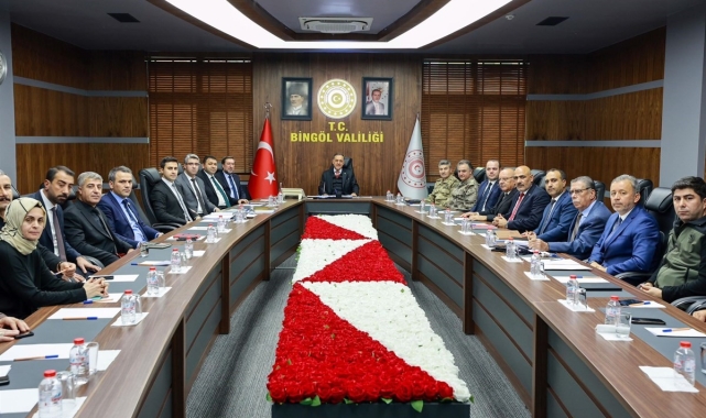Bingöl'de 'Kış Tedbirleri Koordinasyon Toplantısı' yapıldı