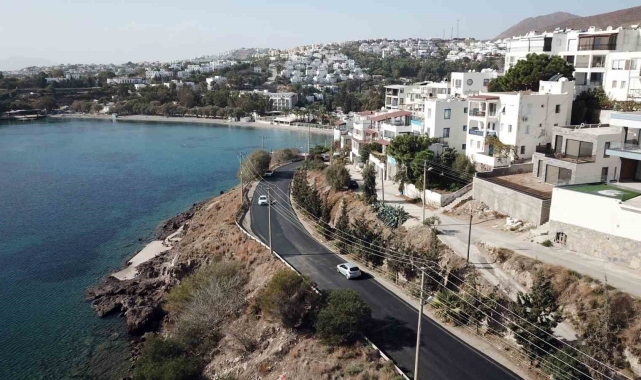 Bodrum'da tamamladığı kanalizasyon hatlarını hizmete alınıyor