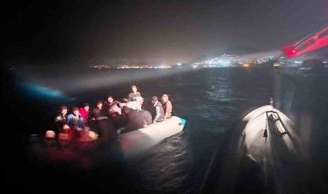 Bodrum'daki 5 ayrı operasyonda 87 düzensiz göçmen kurtarıldı