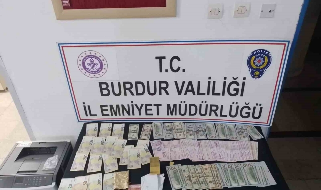 Burdur'da 1 milyon 500 bin TL değerinde döviz çalan hırsız tutuklandı