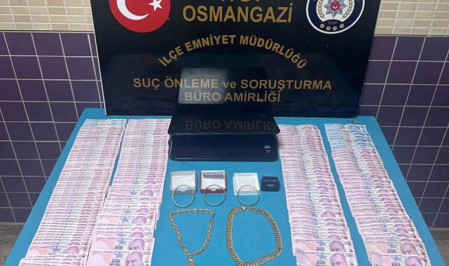 Bursa'da 900 bin liralık hırsızlık yapan 2 şüpheli yakalandı
