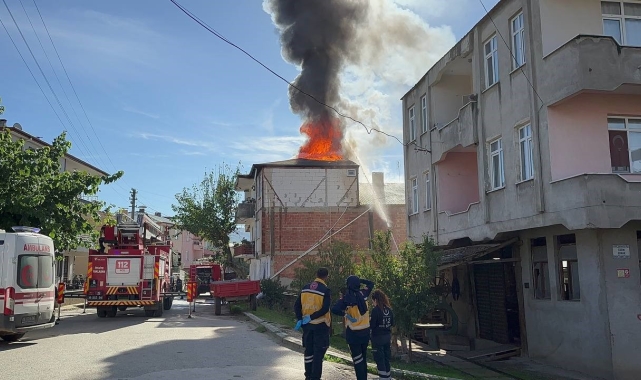 Bursa'da korkutan yangın